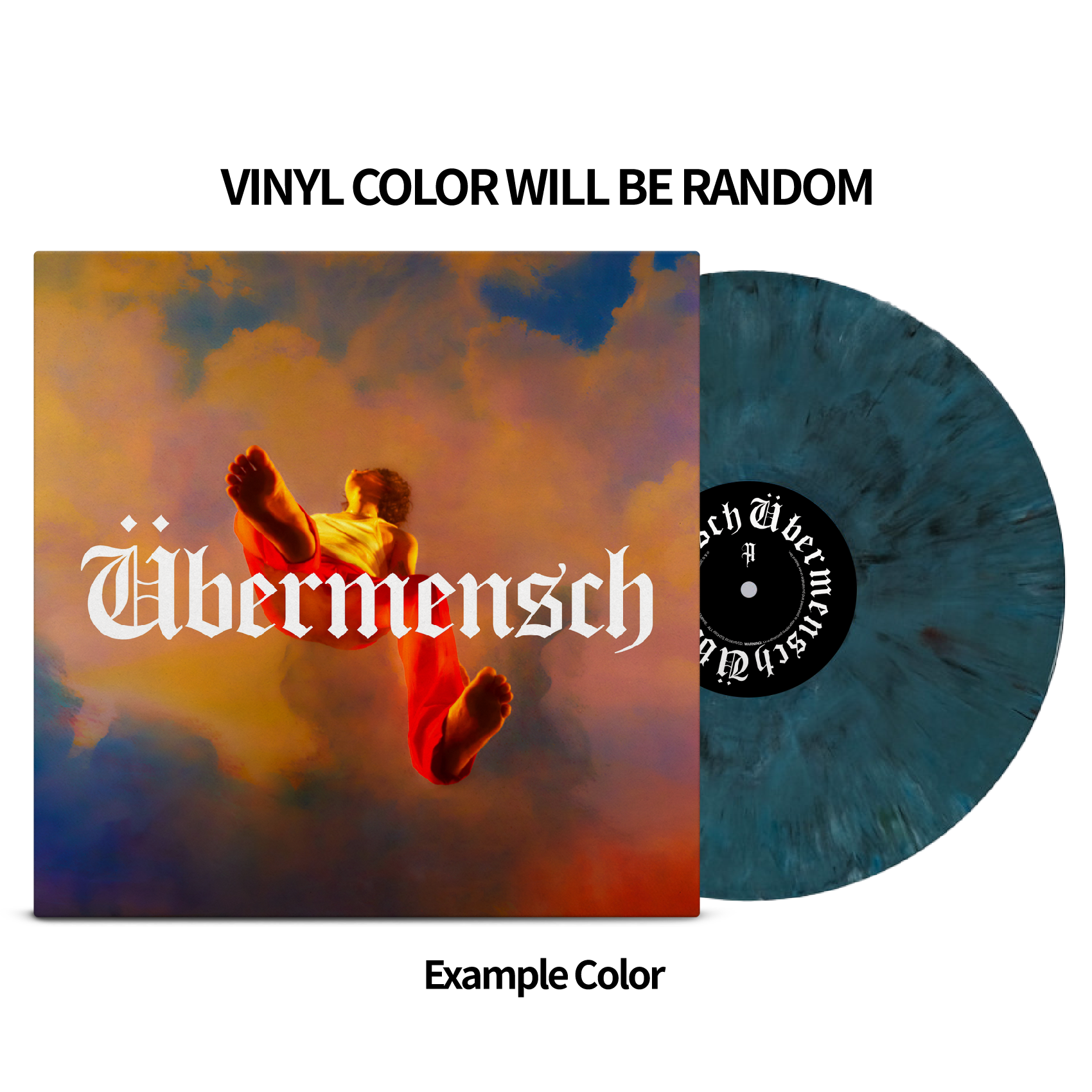 「UBERMENSCH」限定盤Rainbow Vinyl G-DRAGON LP Übermensch (RAINBOW ECO MIX VINYL)