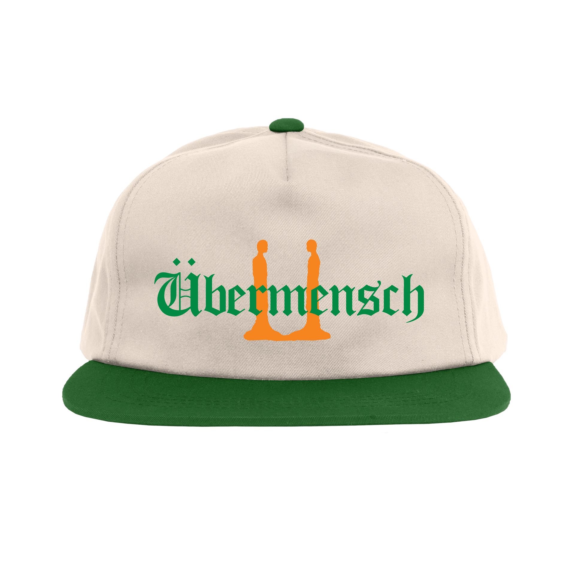 Übermensch Unstructured Snapback Hat (Natural/Green)