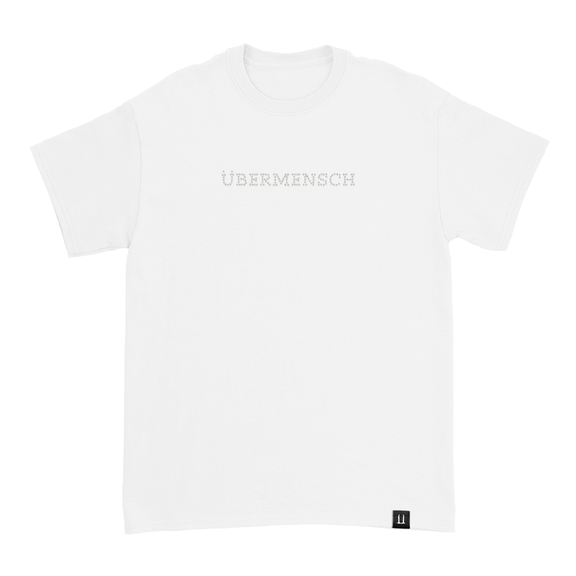 Übermensch Rhinestone T-Shirt (White)